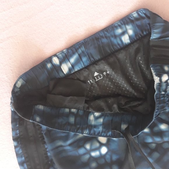 Adidas Womens' Running Shorts, Blue & White Pattern, Sz. M - Picture 6 of 11